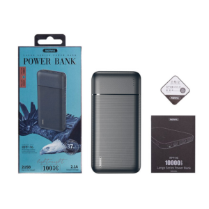 Power bank prenosiva baterija REMAX Lango RPP-96 2USB 10000mAh crna - Slika 3