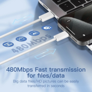 Alternative view of Data kabl LDNIO LC901-I 30W Type C na Lightning beli 1m