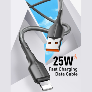 Alternative view of Data kabl LDNIO LS851 25W Fast iPhone lightning sivi 1m