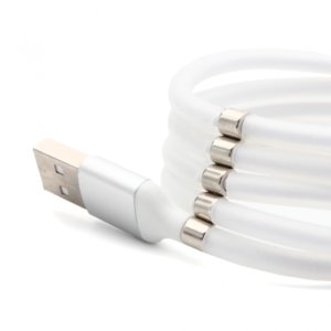Alternative view of Data kabl magnet micro USB beli