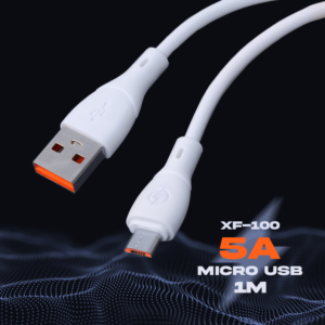 Alternative view of Data kabl micro USB XF-100 5A 1m beli