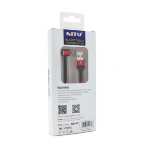 Alternative view of Data kabl NITU UC043 micro USB crveni 1m
