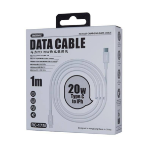 Alternative view of Data kabl REMAX RC-175i PD 20W iPhone Type C na iPhone lightning beli 1m