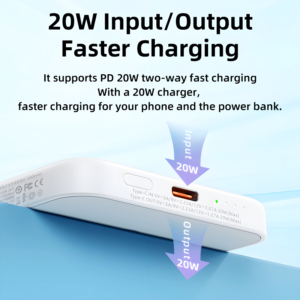 Power bank prenosiva baterija Magsafe REMAX Usion Series RPP-65 PD 20W + QC 15W Fast Charging 10000mAh beli - Slika 3