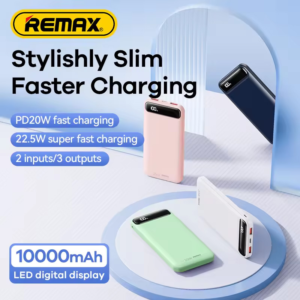 Power bank prenosiva baterija REMAX Bole Series RPP-520 PD20W+QC22.5W Fast Charging 10000mAh pink - Slika 3