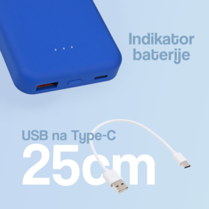 Power bank prenosiva baterija Magsafe PD 5000 mAh plava - Slika 3