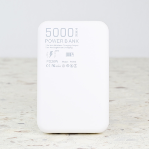 Power bank prenosiva baterija Magsafe Oxpower PD W5 5000mAh bela - Slika 3
