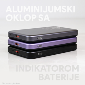 Power bank prenosiva baterija Magsafe PD W52 5000mAh siva - Slika 3