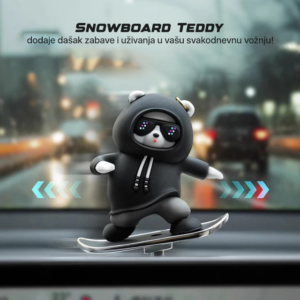 Alternative view of Auto igracka JWD Snowboard Teddy plava