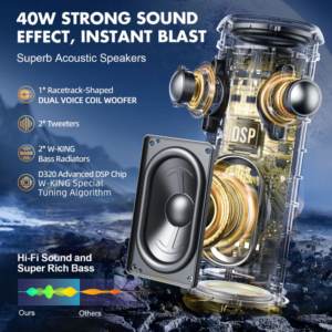 Bluetooth zvucnik W-king 320 - Slika 3