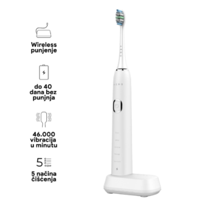 Elektricna cetkica Aeno DB5 bela