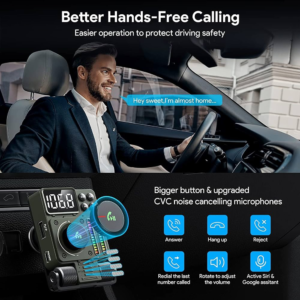 FM Transmiter MT01, Treble and Bass control, PD 30W, USB 12W, BT 5.3, RGB - Slika 4