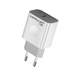 Alternative view of Kucni punjac KONFULON C69D+DC13 PD20W sa PD kablom Type C na iPhone lightning beli