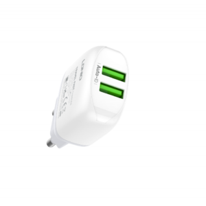 Kucni punjac LDNIO A2219 2xUSB 5V 2.4A 12W sa iPhone lightning kablom beli - Slika 3