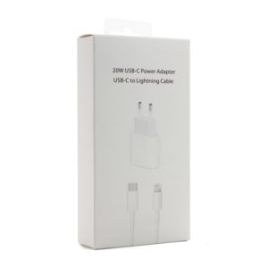 Kucni punjac PD Fast charger 20W 3A za iPhone 11/12 sa PD lightning kablom HQ CE beli - Slika 3