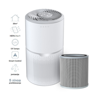 Preciscivac vazduha Aeno AP4 beli + Filter vazduha Aeno AAPF4