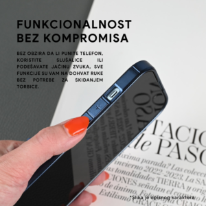 Torbica Bracket za iPhone 15 6.1 siva - Slika 4