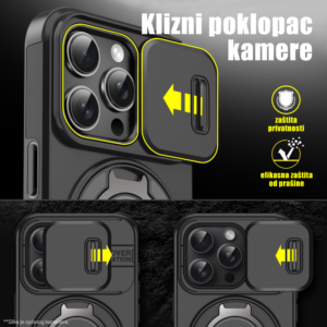 Torbica CamShield Ring stand za Samsung S918B Galaxy S23 Ultra plava - Slika 4