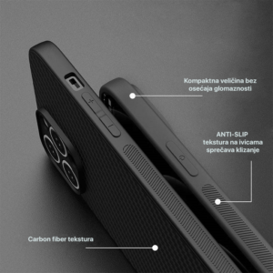 Torbica Carbon fiber za Samsung S711U Galaxy S23 FE crna - Slika 3
