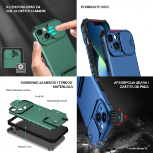 Torbica Crashproof Back za Samsung A035G Galaxy A03 (EU) crvena - Slika 4