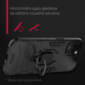 Torbica Cube Ring za Samsung S911 Galaxy S23 tamno plava - Slika 3