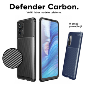 Alternative view of Torbica Defender Carbon za iPhone 16 6.1 crna