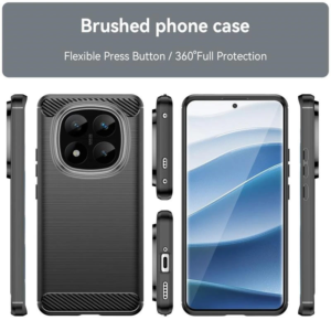 Torbica Defender Safeguard za Xiaomi Redmi Note 14 Pro Plus crna - Slika 3