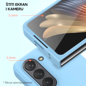 Torbica Elegant Fold za Samsung F946B Galaxy Z Fold 5 5G plava - Slika 3