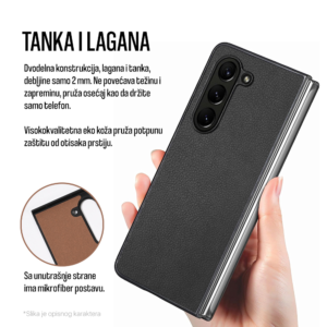 Torbica Folding Case za Samsung F956B Galaxy Z Fold 6 5G plava - Slika 4