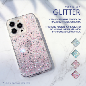 Torbica Glitter za iPhone 11 Pro 5.8 ljubicasta - Slika 3