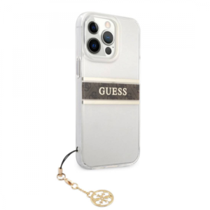 Torbica Guess 4G Stripe Charm za iPhone 13 Pro 6.1 braon (GUHCP13LKB4GBR) - Slika 4