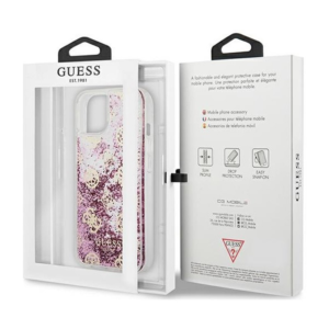 Torbica Guess Hc Liquid Glitter Peony za iPhone 13 6.1 roze (GUHCP13MLGPEPI) - Slika 4