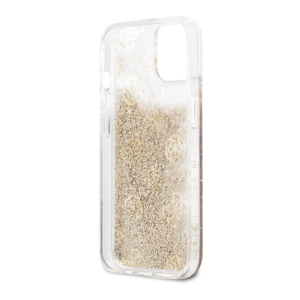Torbica Guess Hc Liquid Glitter Peony za iPhone 13 6.1 zlatna (GUHCP13MLGPEGO) - Slika 3