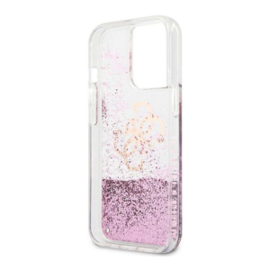 Torbica Guess Hc Liquid Glitter Peony za iPhone 13 Pro 6.1 roze (GUHCP13LLGPEPI) - Slika 3