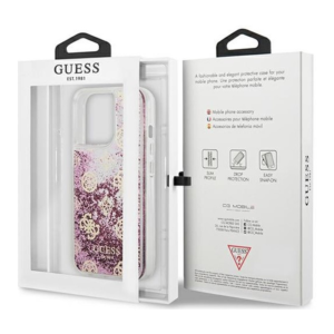 Torbica Guess Hc Liquid Glitter Peony za iPhone 13 Pro 6.1 roze (GUHCP13LLGPEPI) - Slika 4