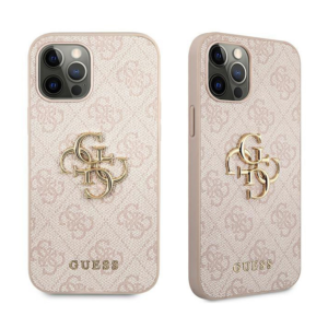 Alternative view of Torbica Guess Hc PC 4G Big Metal Logo za iPhone 12 Pro Max 6.7 pink (GUHCP12L4GMGPI)