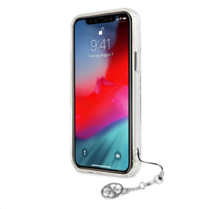 Torbica Guess Hc PC 4G Metal Charm za iPhone 12 Pro Max 6.7 srebrna (GUHCP12LKS4GSI) - Slika 3