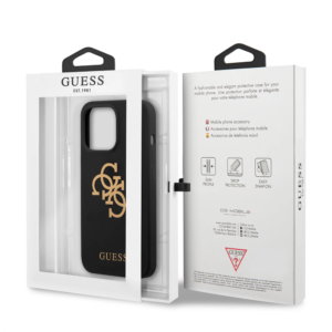 Torbica Guess Hc Silicone za iPhone 13 Pro 6.1 crna (GUHCP13LLS4GGBK) - Slika 4