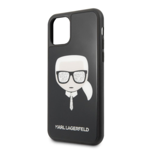 Torbica Karl Lagerfeld Double Layers Glitter za iPhone 11 Pro Max 6.5 crna ( KLHCN65DLHBK) - Slika 2