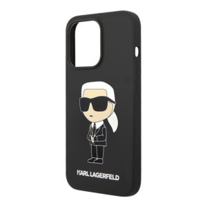 Torbica Karl Lagerfeld Hc Silicone NFT Ikonik za iPhone 15 Pro 6.1 crna (KLHCP15LSNIKBCK) - Slika 3