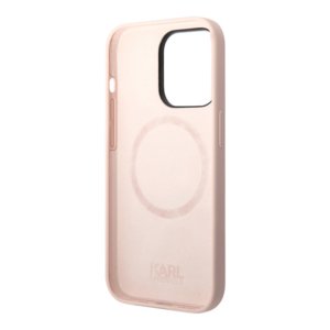 Torbica Karl Lagerfeld Hc Silicone NFT Ikonik za iPhone 15 Pro 6.1 roze (KLHCP15LSNIKBCP) - Slika 4