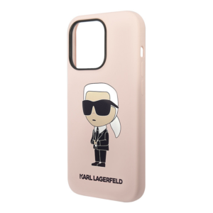 Torbica Karl Lagerfeld Hc Silicone NFT Ikonik za iPhone 15 Pro Max 6.7 roze (KLHCP15XSNIKBCP) - Slika 3