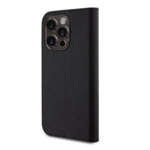 Torbica Karl Lagerfeld Saffiano BP Nft Karl&Choupette za iPhone 15 Pro 6.1 crna(KLBKP15LSANKCPK) - Slika 2
