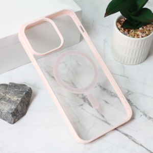 Torbica Magsafe Frame Color za iPhone 15 Pro Max 6.7 roze