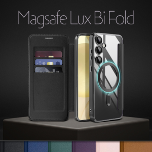 Torbica Magsafe Lux Bi Fold za Samsung S921B Galaxy S24 ljubicasta