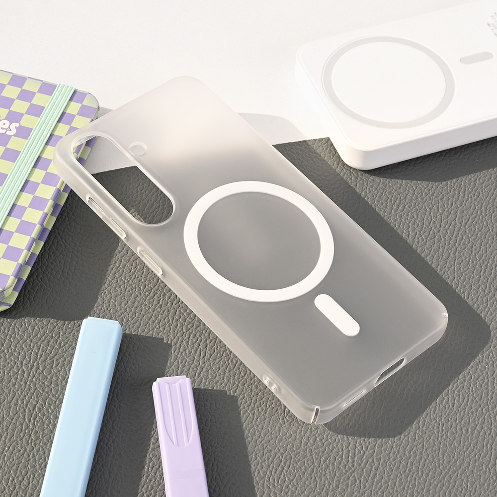 Torbica Magsafe Matte PC za Samsung S931B Galaxy S25 bela