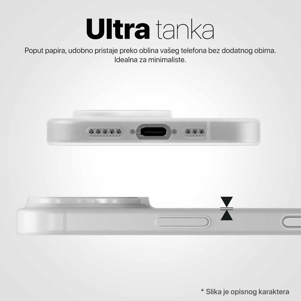 Torbica Magsafe Matte PC za Samsung S931B Galaxy S25 bela - Slika 3