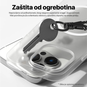 Torbica Magsafe Matte PC za Samsung S931B Galaxy S25 bela - Slika 4