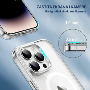 Torbica Magsafe za iPhone 15 6.1 transparent - Slika 2