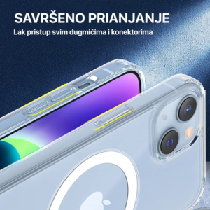 Torbica Magsafe za iPhone 15 6.1 transparent - Slika 4